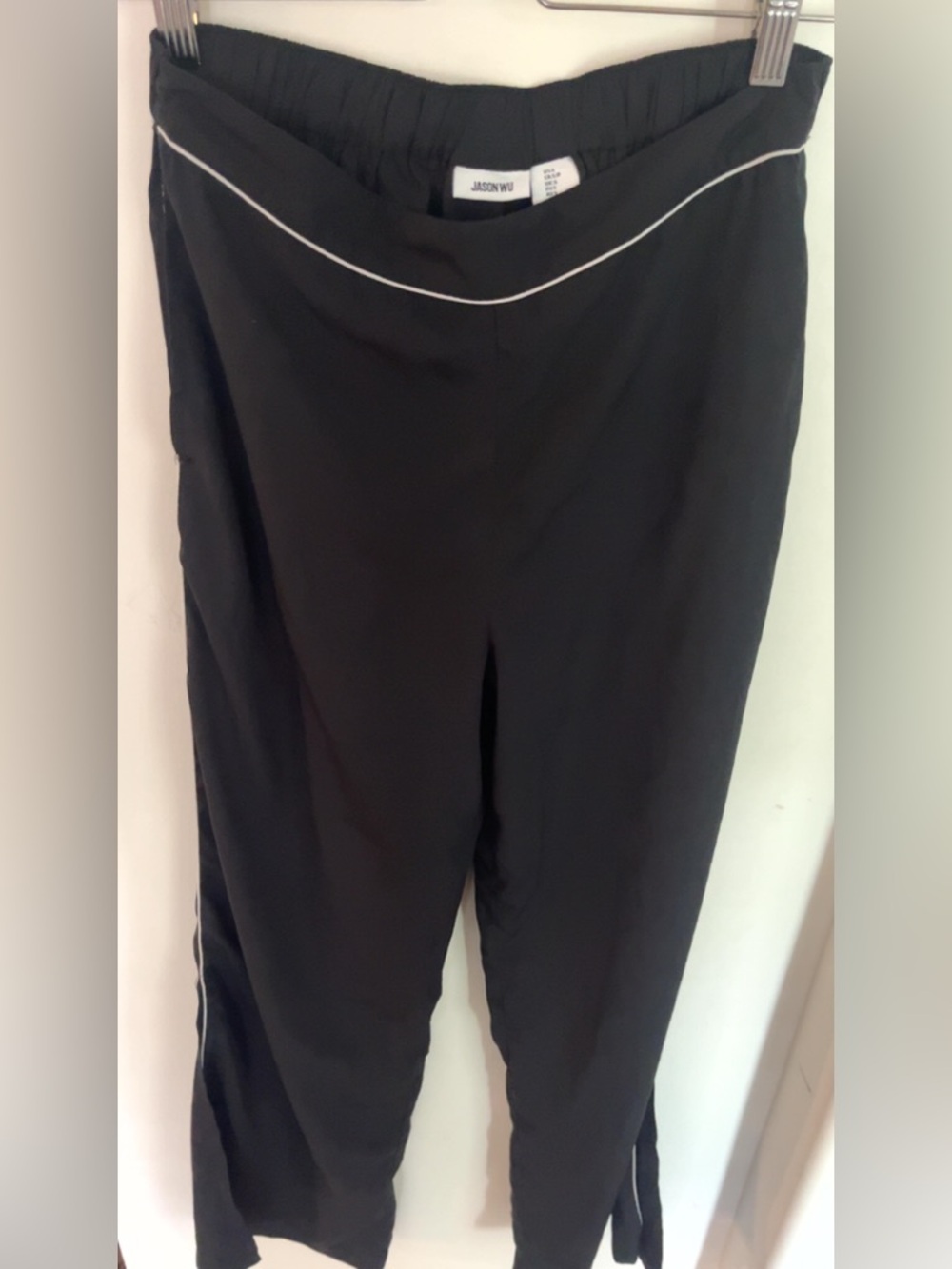 Jason Wu Black Trousers with White Piping Detail